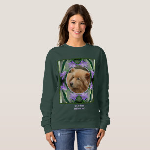 Lila Lily Flowers Ram Skapar ditt eget foto T Shirt