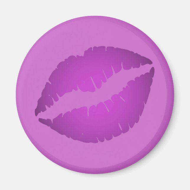 Lila Lipstick Magnet (Framsidan)
