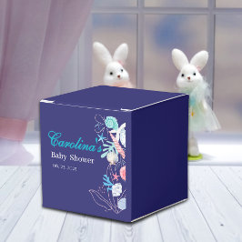 Lila lite pärla under havets babydusch presentaskar