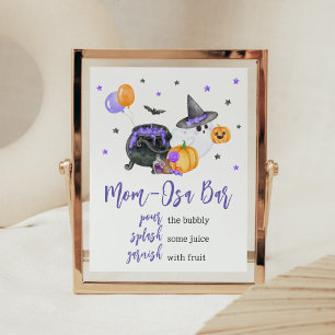 Lila Little Boo Ghost Baby Shower Mamma Osa Pub Poster