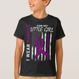 Lila Little Girl DaughEpilepsy Awareness Ame T Shirt