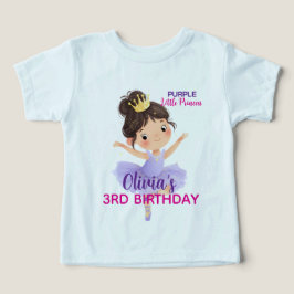 Lila Little Princess Boll T Shirt