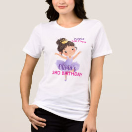 Lila Little Princess Boll T Shirt