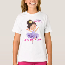 Lila Little Princess Boll T-Shirt