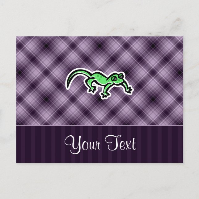 Lila Lizard Vykort (Framsida)