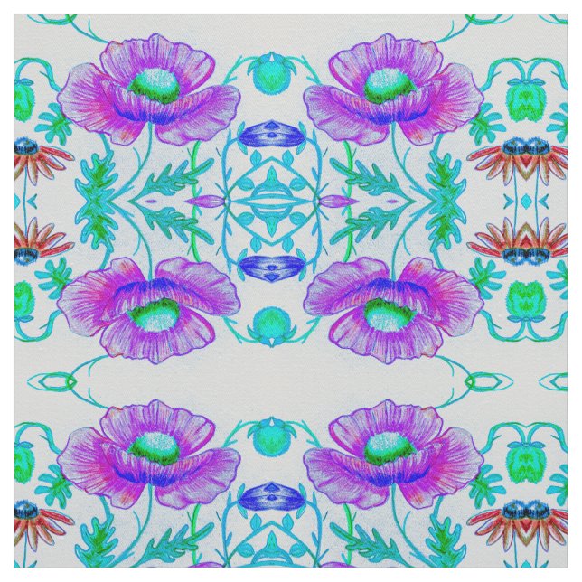 Lila ljus passion tyg (Provkarta)