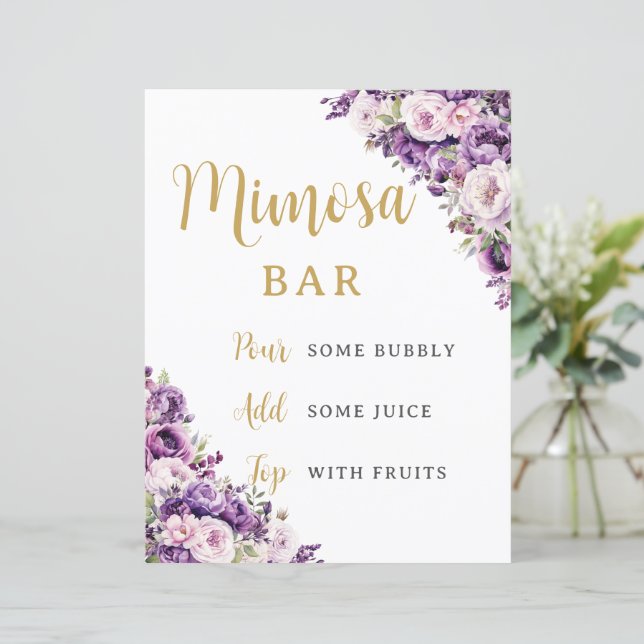 Lila Ljus Rosa Ros Blommig Mimosa Bar (Stående Fram)