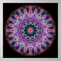 Lila Lotus kaleidoskop