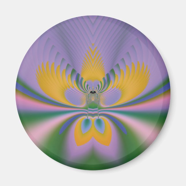 Lila Lotus Magnet (Framsidan)