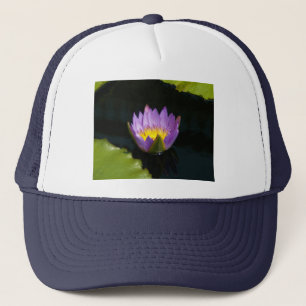 Lila Lotus Waterlily Hat Keps