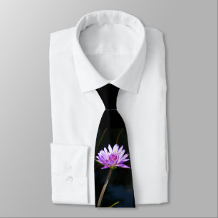 Lila Lotus Waterlily Tie Slips