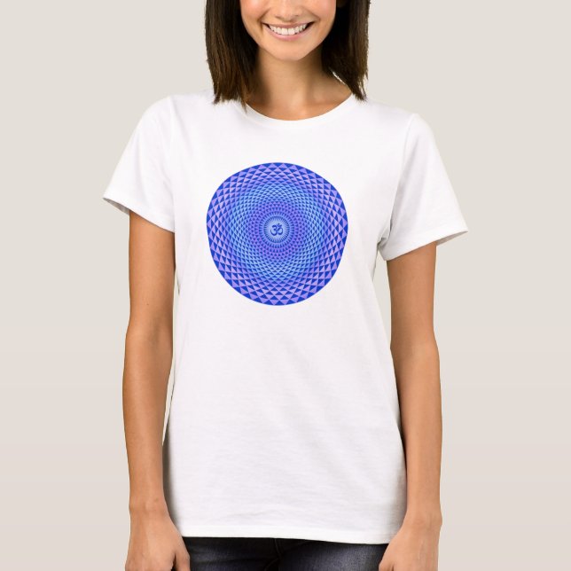 Lila lotusblomma meditationshjul OM Tröja (Framsida)