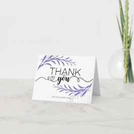 Lila Löv - tackkort för alla tillfälle Kort