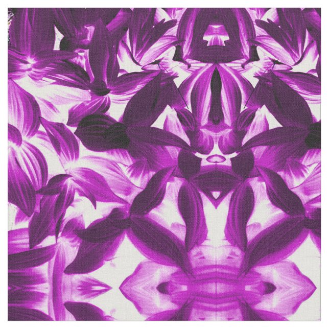 Lila Löv Tyg (Närbild)