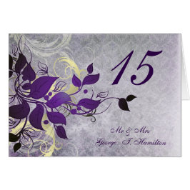 lila löv vinterplatskort bord OBS kort