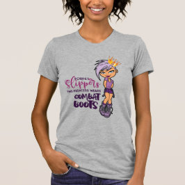 Lila-Lovin' Tomboy Princess Tee (Heather)