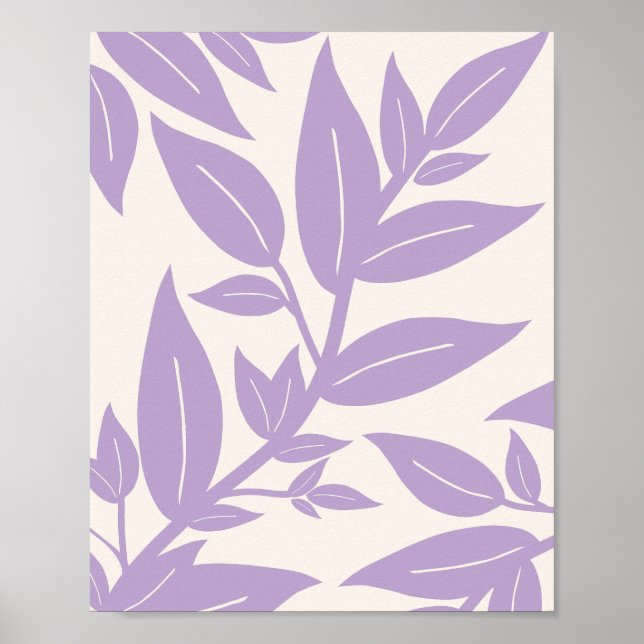Lila Lövs Botanical Poster (Framsidan)