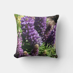 Lila Lupine Flower Kudde