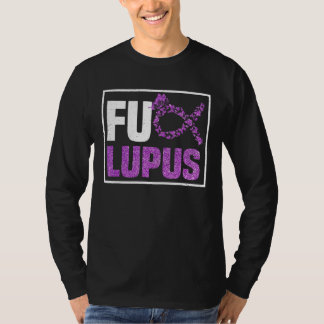 Lila Lupus Awareness Lupus Gnistra Ribbon T Shirt