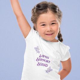 Lila Lupus Butterfly Support Squad T Shirt