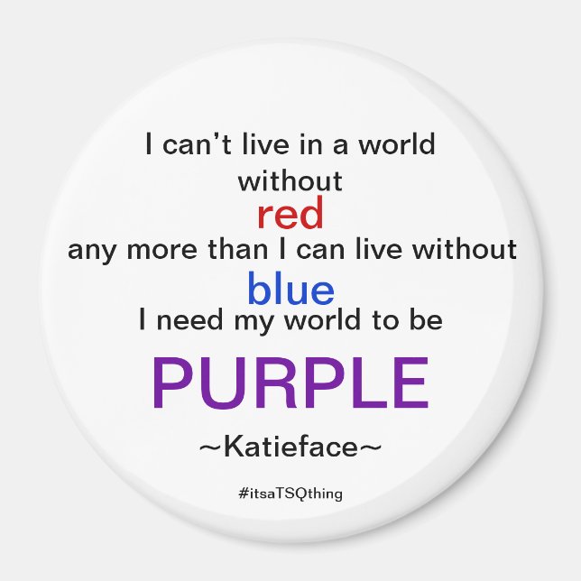 Lila Magnet (Framsidan)