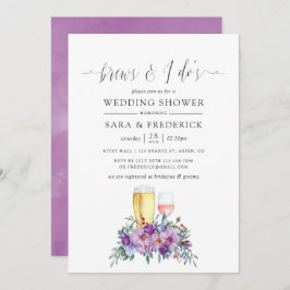 Lila Magnolias och Ro Brews innan jag gör det Inbjudningar