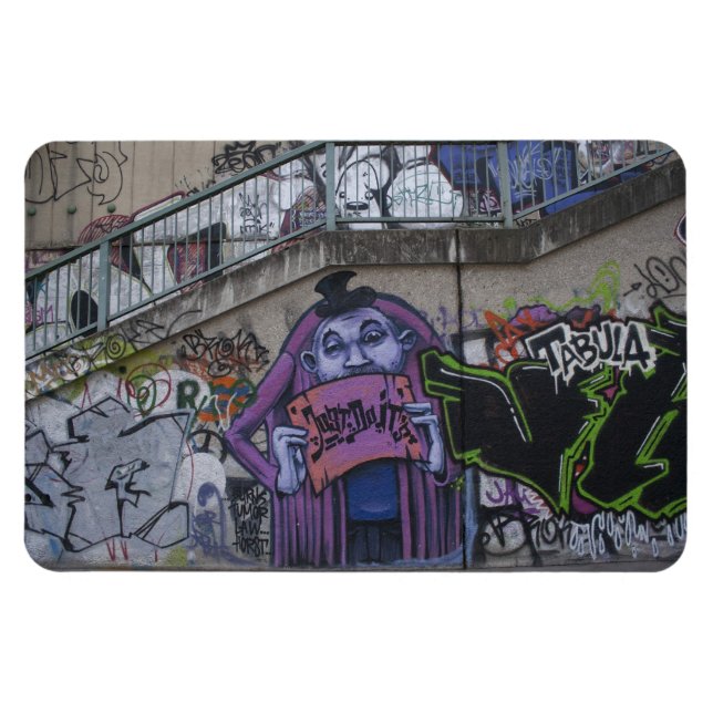 Lila Man Magnet (Horisontell)