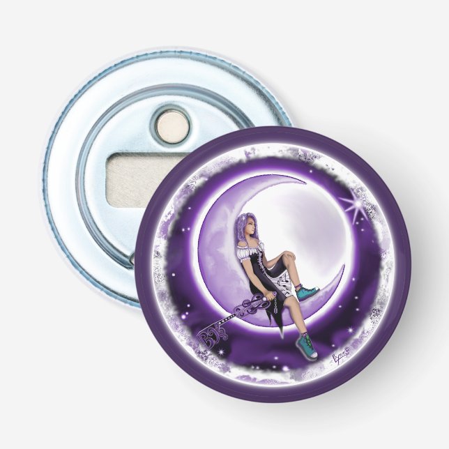 Lila månbarn flasköppnare (Framsidan)