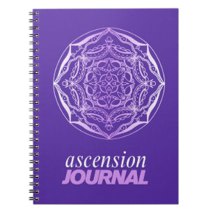 Lila Mandala - Ascension Journal Anteckningsbok