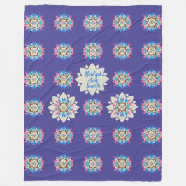 Lila Mandala Fleece 60 x 80