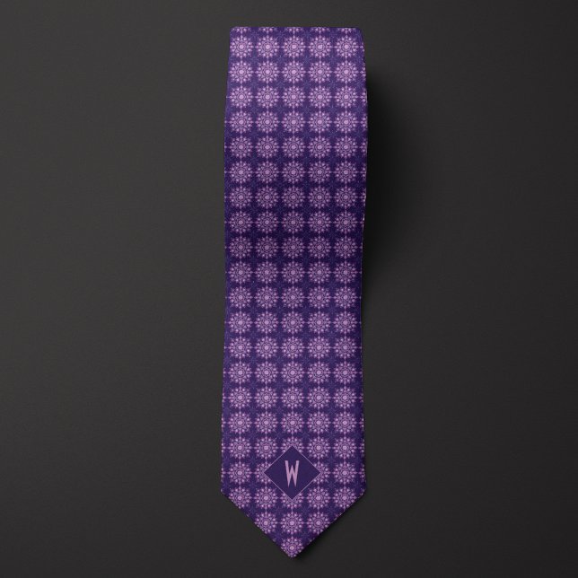 Lila Mandala Monogram Slips (Skapare uppladdad)