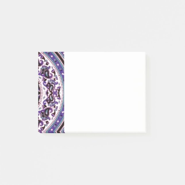 Lila Mandala Post-it Block (Framsida)
