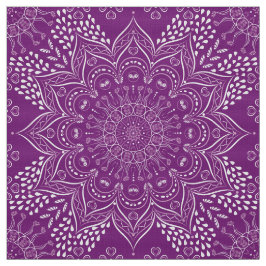 Lila Mandala Tyg