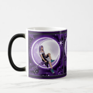 Lila Måne Barnkaffe Mugg