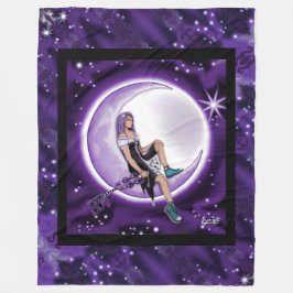 Lila Måne Child Fleece Blanket