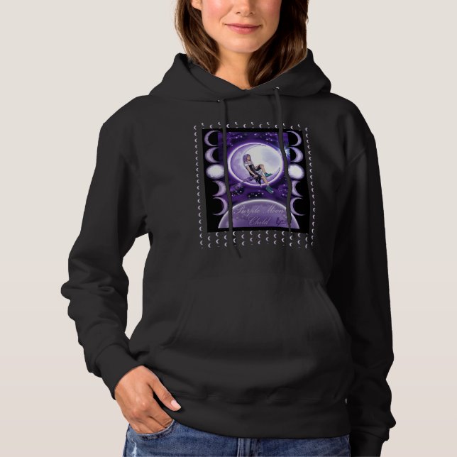 Lila Måne Child T Shirt (Framsida)