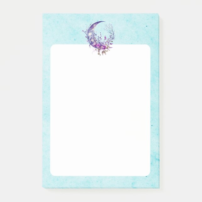Lila Måne Post-it Block (Framsida)