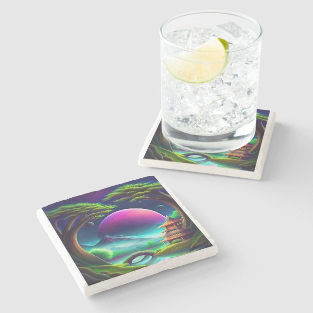 Lila måne stenunderlägg (Sidan)