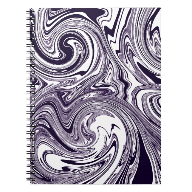 Lila Marble Anteckningsbok (Framsidan)
