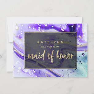 Lila Marble kommer att bli mitt Maid of honor-kort