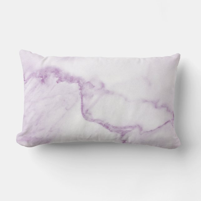 Lila Marble Lumbar Pillow Lumbarkudde (Framsida)