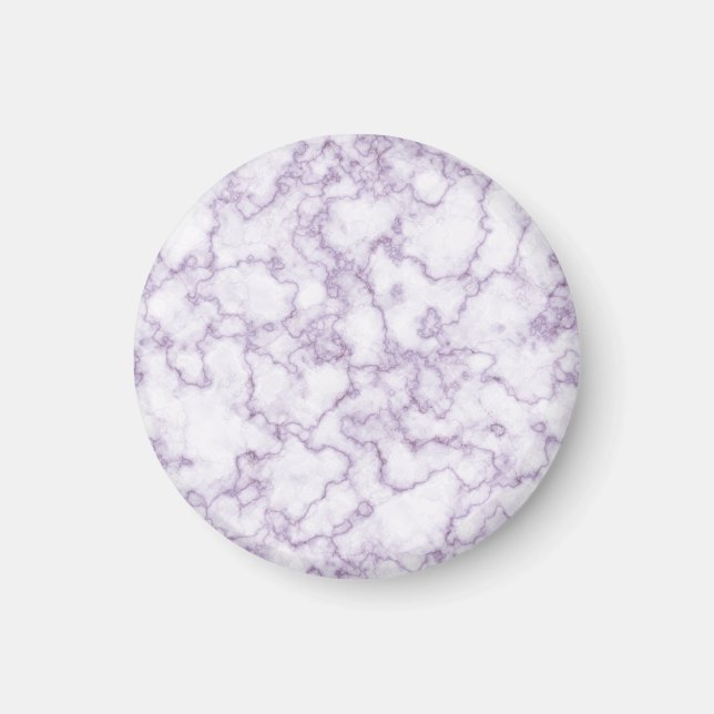 Lila Marble Mönster Magnet (Framsidan)