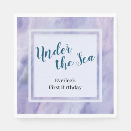 Lila Marble under Sea Pappersservett
