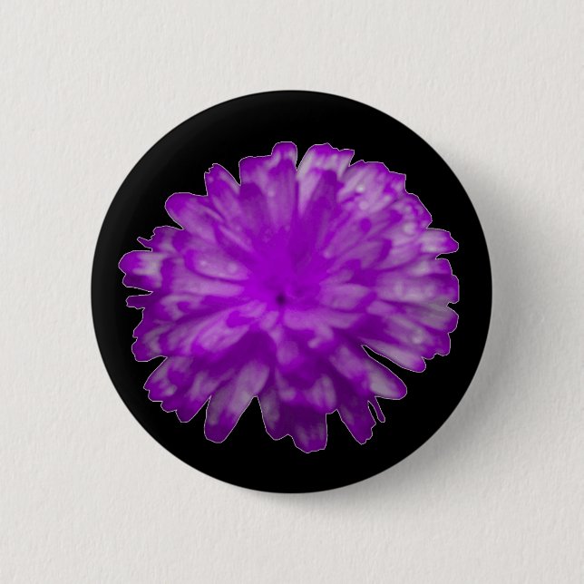 Lila Marigold Button Knapp (Framsida)