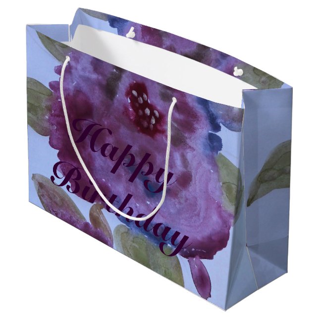 Lila marin blått och Grönt (Baksidan Vinklad)