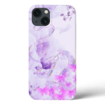 Lila marmor iphone case