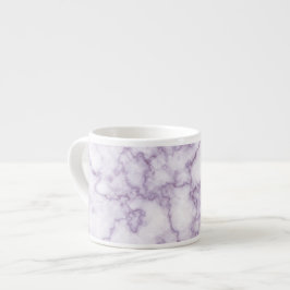 Lila marmor mönster espressomugg