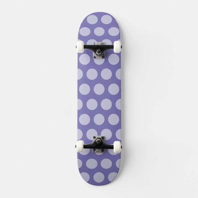 Lila marockanska punkter skateboard bräda 20 cm (Framsida)