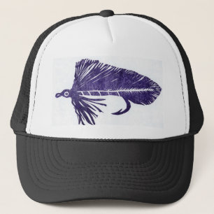 Lila Matuka Streamer Hat Keps