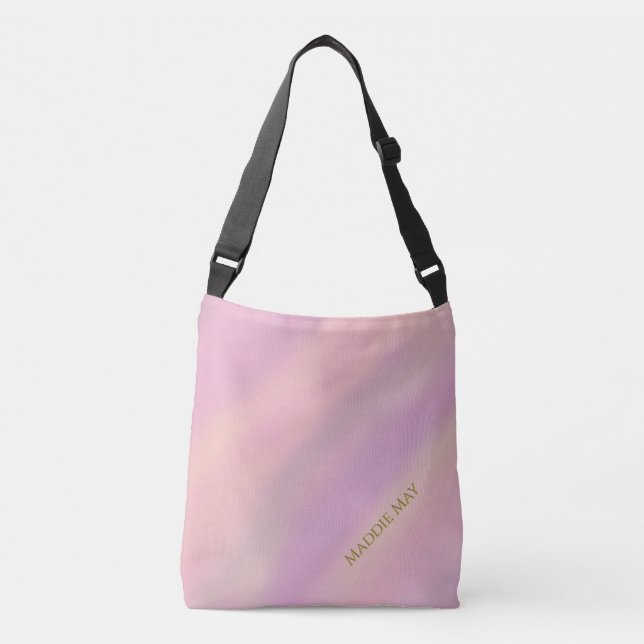Lila Mauve 80-talsmode   Axelväska (Framsida)